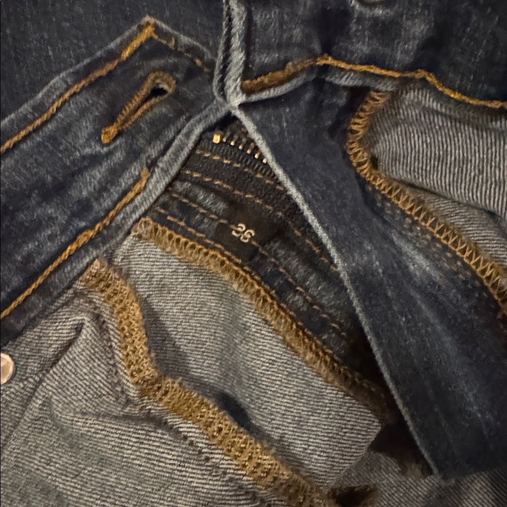 Origen Men's legit fit Blue Jeans 36w - Picture 4 of 9